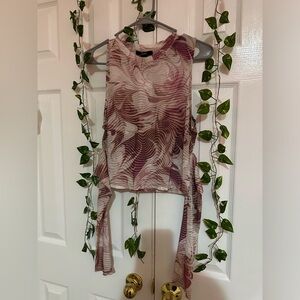 F21 sheer shirt